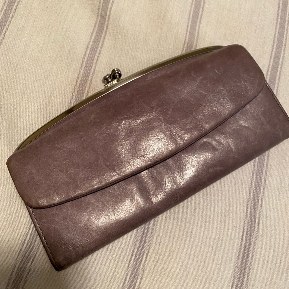 HOBO Grey Wallet.  Great used condition.  Love this wallet!
